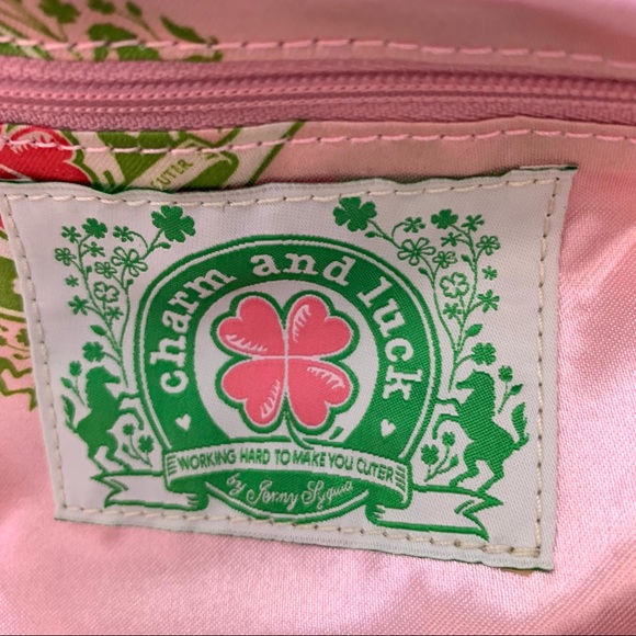 Charm and Luck 100% Genuine Leather Tiger Stripes, Embellished Handbag. - Picture 9 of 16